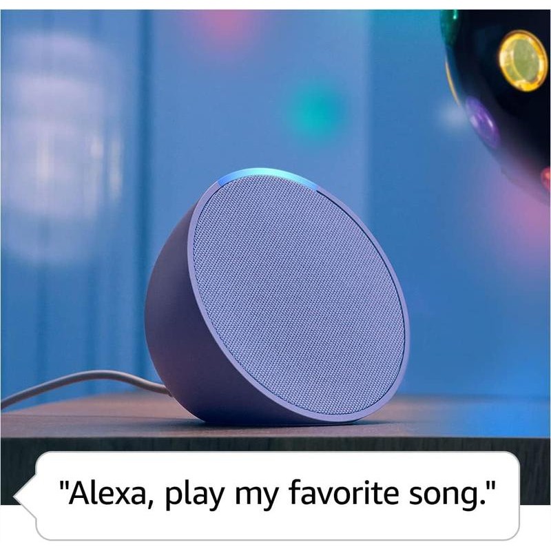 Echo Pop | Alexa fits in anywhere: bedroom, living room,