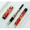 Jinhao 100 Classic Fountain Pen Koi Red Celluloid, Extra Fine