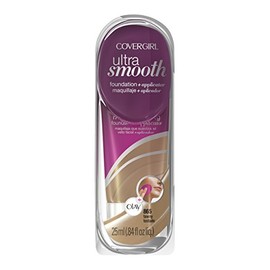 CoverGirl Ultrasmooth Foundation Plus Applicator, Tawny 865, 0.84 Fluid Ounce