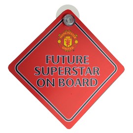Manchester United Baby On Board Sign