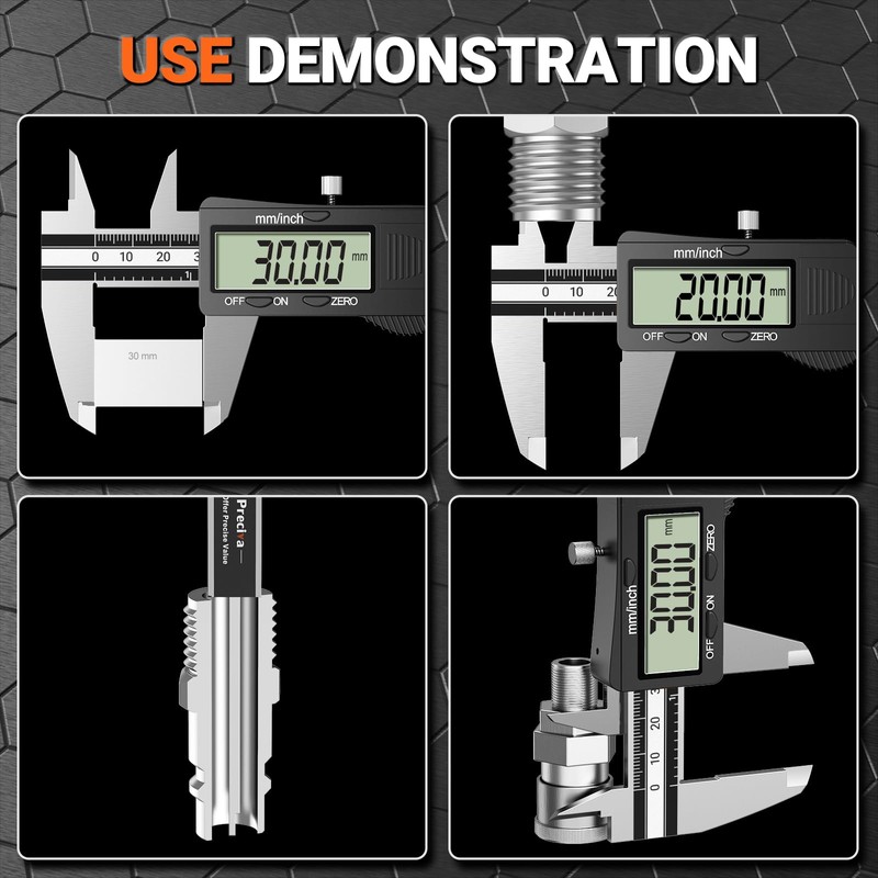 Digital Vernier Caliper, Preciva 150mm Electronic Precision Calipers Measuring Tool