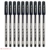 ZOFAX Trio Ballpoint Pens, BLACK, 1.0mm Medium Point, Pack of