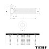 TERF® M4 X 6mm Torx Socket Pan Machine Screw M4