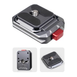 IFOOTAGE Q38 Quick Release Set,Universal Arca-Swiss Plate,Safety Design,for Camera Stabilizer,DSLR,Nikon,Sony,Canon