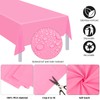 Tegeme 28 Pack Disposable Plastic Tablecloth Rectangle Table Cover 54