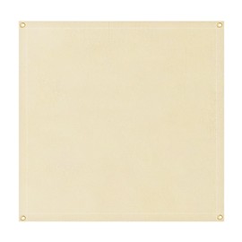 YOUNG WIND Fire Pit Mat 100x100cm Square, Fireproof Mat for fire pit, Easy to Carry Outdoor Protect, for Decking, Grass, Lawn, Backyard and Outdoor Campsite.(Beige)