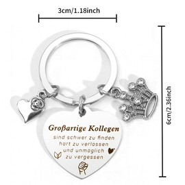 Farewell Gift Colleague, Gift Colleague Birthday, Colleague Farewell Gift, Colleague Gift, Keyring, Gift Work Colleague, Colleague Farewell Gift, Favourite Colleague Gift, Colleagues 2 keyring