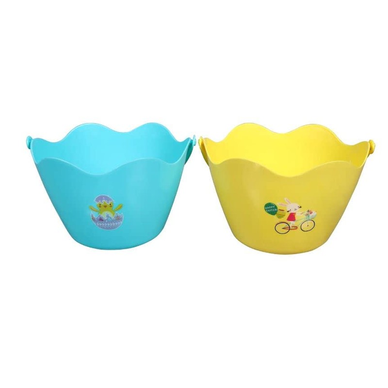 Eggshell Easter Buckets with Handle ( 4 Count)