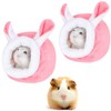Bhina 2 Pieces Small Animal Bed Hamster, Animal Hamster Bed,