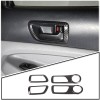 momocar ABS Carbon Fiber Door Inner Handle Bowl Frame Trim