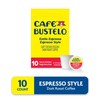 Café Bustelo Espresso Style Dark Roast, Single Serve Coffee Pods,
