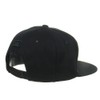 Top Level Cali Bear Embroidery Snapback Flat Bill Hat 220323A-Black