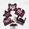 Graduation Party Centerpieces Maroon White 2025 Table Decor/Table Congrats Centerpieces