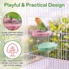 4 PCS Bird Beak Grinding Stone, Bird Perches for Cage,