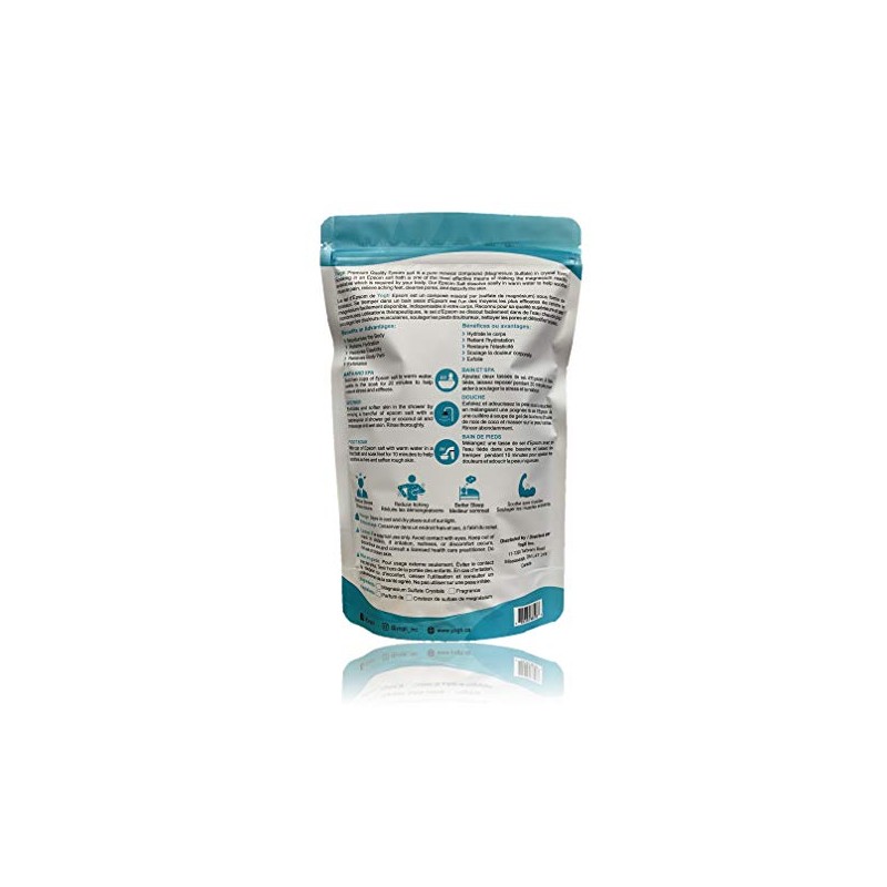 Yogti Pure Unscented Epsom Salt, 1 pound