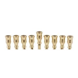 Yair Emanuel Hannukah Menorah Metal Classic Star of David Design