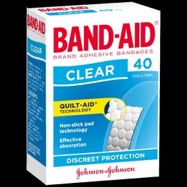 Band-Aid Clear Strips X 40