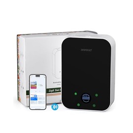 Waterless Essential Oil Diffuser, 150ml capacity/1700 sq. ft. Coverage, Suitable for Homes, Offices, and Hotels ((White Black)