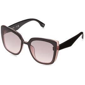 Jessica Simpson Women's J6129 Oversized Cat Eye Sunglasses with UV400 Protection - Glamorous Sunglasses for Women, 60.5mm