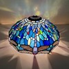 Capulina Tiffany Lamp Shade 16 Inches Wide Accessories Replacement Blue