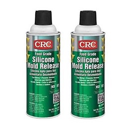 CRC 03301 Food Grade Silicone Mold Release, (Net Weight: 11.5 oz.) 16oz Aerosol Spray (Pack of 2)