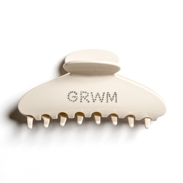 GRWM Sparkle Jaw Clip - Off White