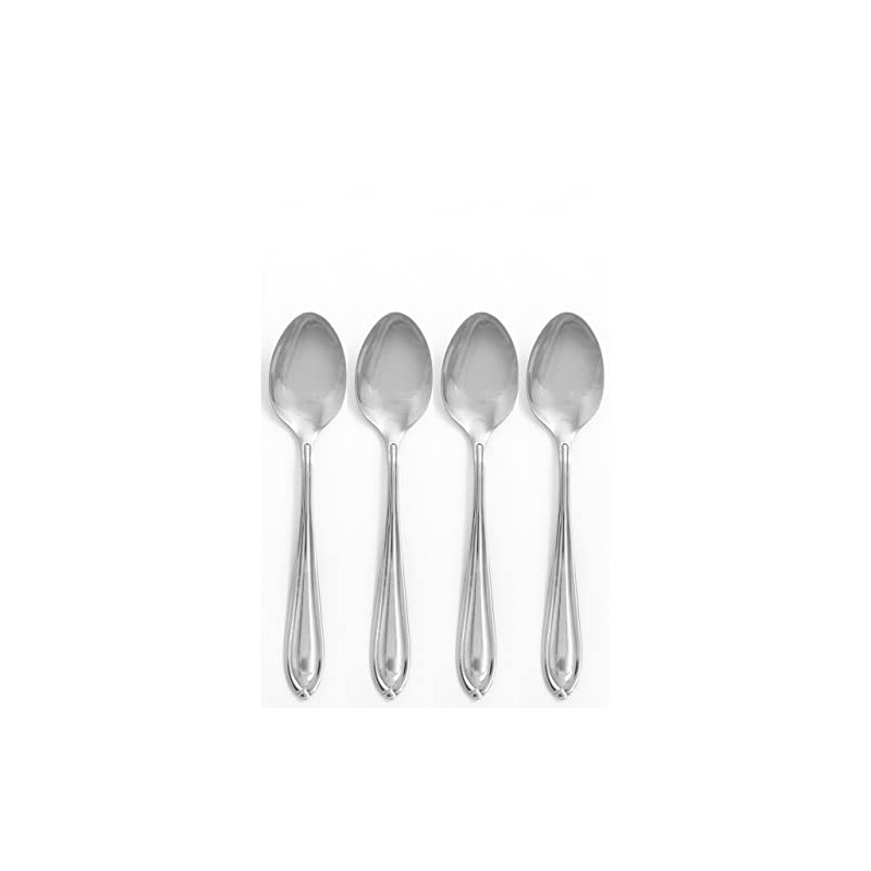 Hampton Forge Ginger 4 Pc Tea Spoons, 0.25 LB, Metallic