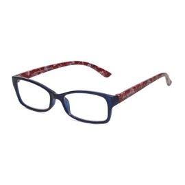 Calabria IM 31298 Eyeglasses Frame Crystal Navy Blue Floral Red White Pink Women Clear Demo Lens Eye Glasses Trendy Eyeglass