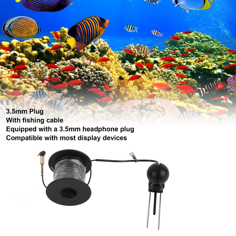 Single Fishing Camera HD 3.5mm Plug Underwater CVBS Fish Finder