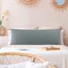 PiccoCasa Body Pillow Cover Envelope Microfiber Solid Nordic Long Pillowcase