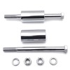 KASIMT Chrome 2'' Rise Handlebar Risers Extension for Harley Davidson
