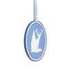 Wedgwood Christmas Cameo Reindeer Jasperware Ornament