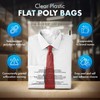 Shop4Mailers 6 x 9 Clear Plastic Flat Poly Bags with