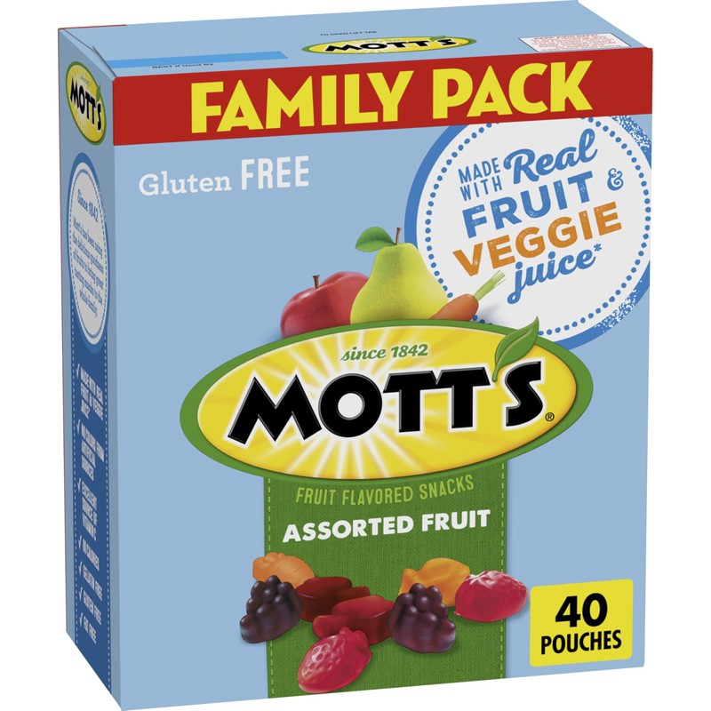 Mott's Fruit Flavored Snacks, Halloween Treats, Assorted Fruit, Gluten Free
