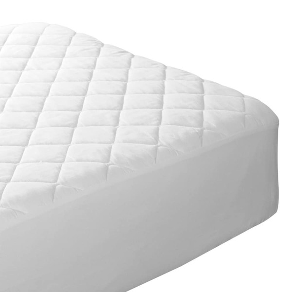 T-H Polycotton Quilted Mattress Protector - 30cm Extra Deep Fitted