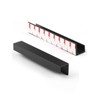 JIASENBAO 10 Pack Adhesive Cabinet Handles Black 5-1/2" Length(Cover 5"
