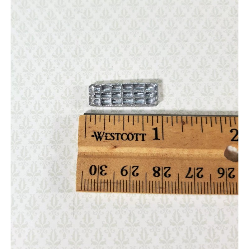 Island Crafts Dollhouse Ice Cube Tray Painted Metal 1:12 Scale