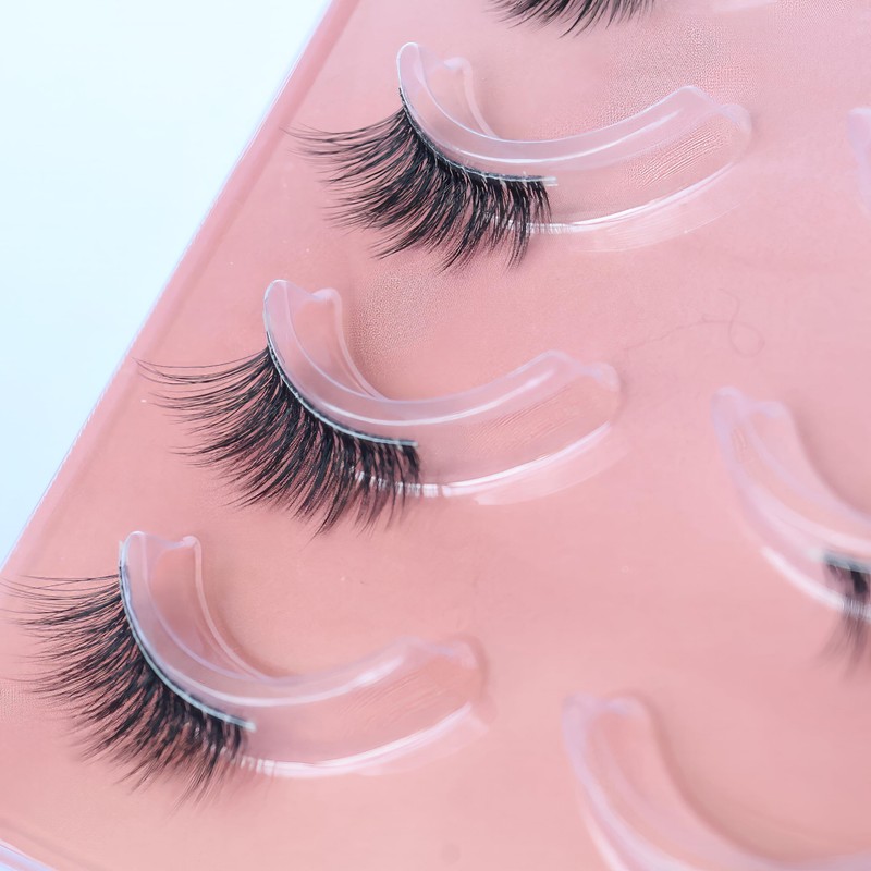 AT Beauty False Eyelashes – Lifted & Wide Eye Effect,