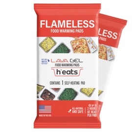 Flameless Food Warming Pads (Pack of 2) - Food Warmers for Parties Buffet Disposable - Party Buffet Servers and Warmers for Half Size Pans - Heating Pads for Chafing Dish- Must-Have Catering Supplies