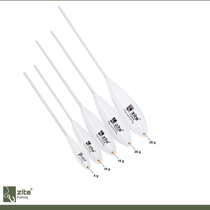 Zite Fishing Sbirolino Floats in Double Pack | Sbirulino 5-25g