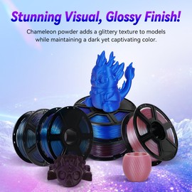 FLASHFORGE Carbon Fiber PETG Filament 1.75mm, Carbon Fiber PETG 3D Printer Filament, 1KG Spool Dimensional Accuracy +/- 0.02mm, Lightweight & Heat-Resistant & Moisture Free (Dusty Pink)