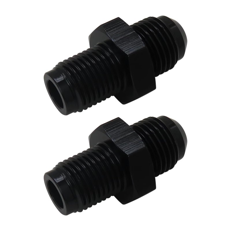 Zafina-UP 2Pcs 6AN Male Flare to 1/2 x 20 Inverted