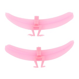 1 Pair Eyelash Extension Separator Tool with Silicone Base and Legs for Grafting, Convenient and Efficient, Washable and Reusable (Rose Red)