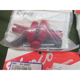 RIPCO SNOWMOBILE HANDLE BALLS HANDLEBAR ENDS NEW OLD STOCK QTY 1 DEEP RED