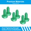 PATIKIL 10-32 x 3/8 Inch Hex Washer Head Grounding Screws,