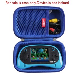 Hermitshell Travel Case for EASEGMER Kids Handheld Game Portable Video Game Player (Blue)