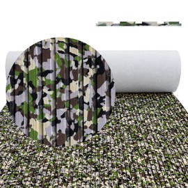 HZCHIONE EVA Foam Boat Decking Flooring 95"x16.14" Boat Mat Self Adhesive Sheet Camo Marine Carpet for Boats Yacht Kayak Decking Cushioning Cooler Seating Helm Pad Swimming RV Golf Cart Non Slip