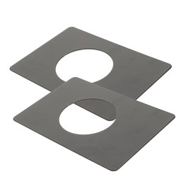 TEHAUX Stainless Steel Door Repair Plate Heavy-Duty Door Reinforcement Kit Easy Installation 2-Piece Set