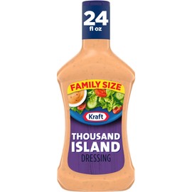 Kraft Thousand Island Dressing & Dip, 24-Ounce Plastic Bottles (Pack of 3) Y