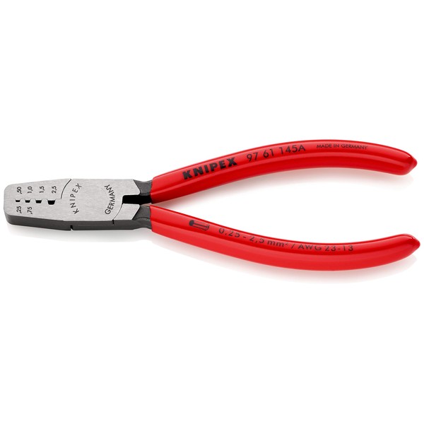 Knipex 97 61 145 A 0,25-2,5mm Crimping Pliers for end sleeves